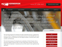 Tablet Screenshot of hornibrook.com.au